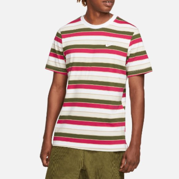 海外【NIKE】 Club Mens Stripe Tee NIKE Club Mens Stripe Tee - MAROON | Tillys